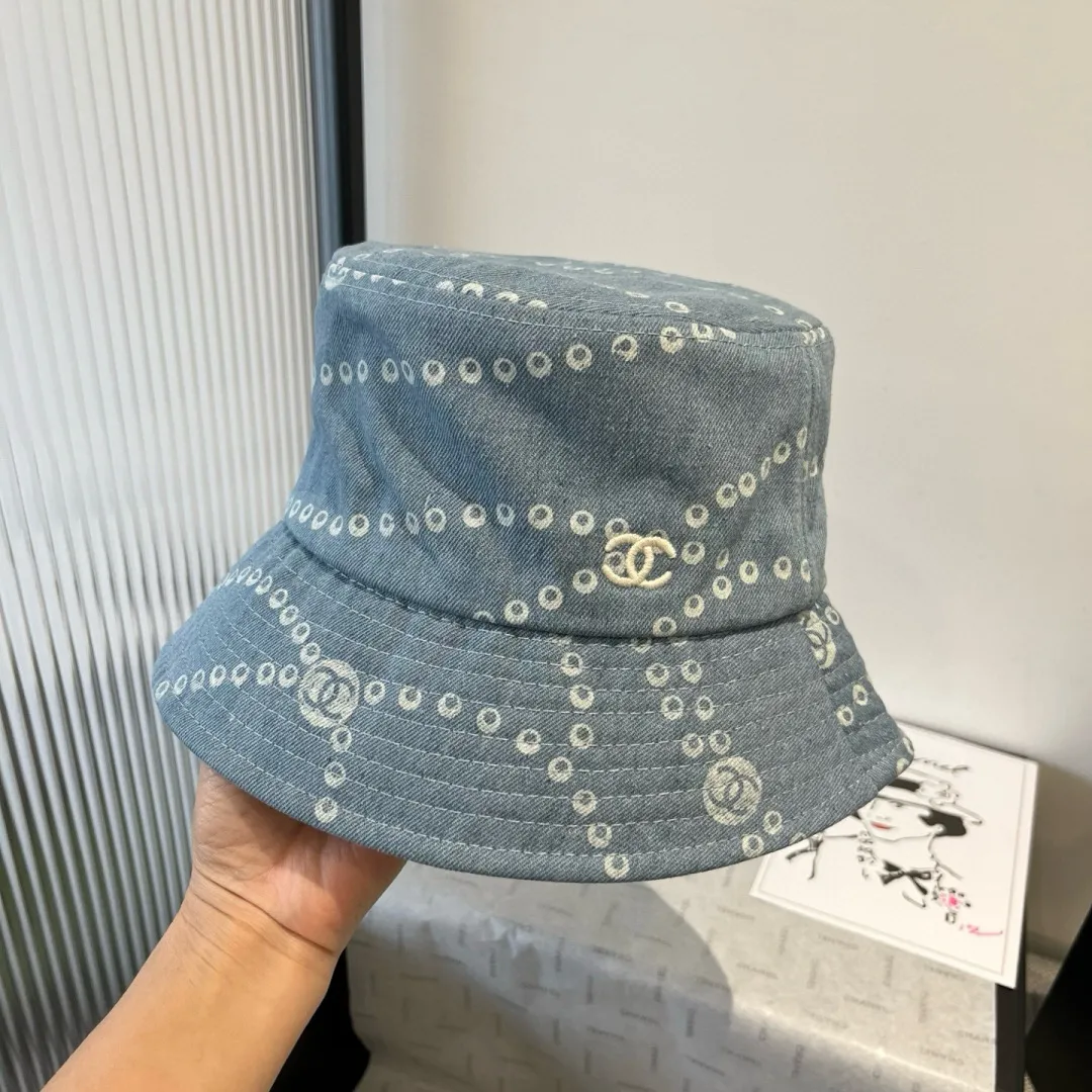 💰80¥ Chanel denim bucket hat, new model in 25 years, head circumference 57cm