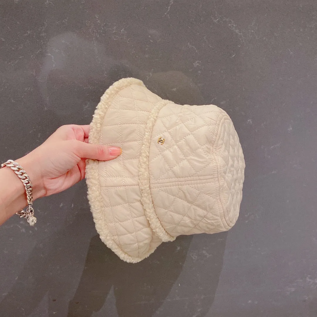 Running amount 70¥ Chanel Chanel 2022 new autumn and winter fisherman hat, rhombus top hat, essential for wearing and keeping warm, head circumference 57cm