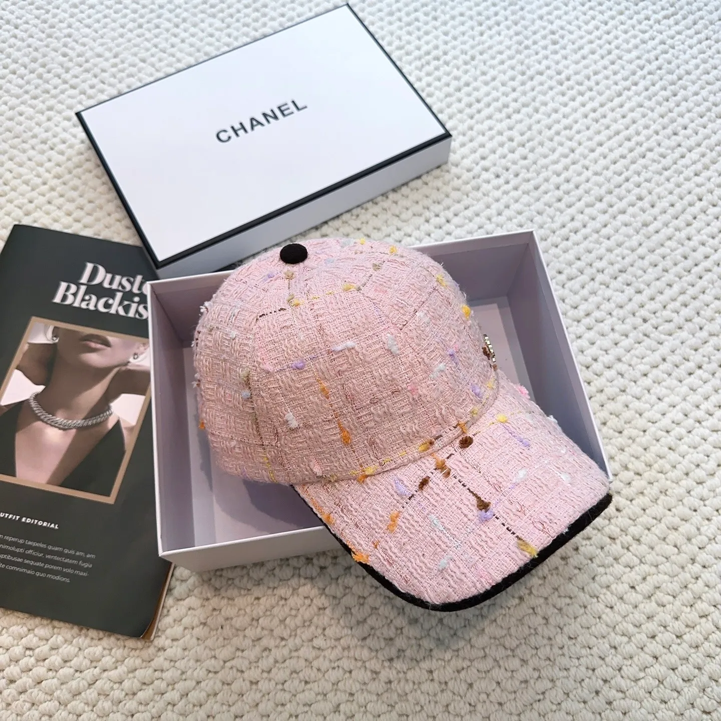 P50 CHANEL Chanel new autumn and winter baseball cap, simple and elegant👈🏻👍casual and fashionable👩trendy and stylish👍Versatile style!