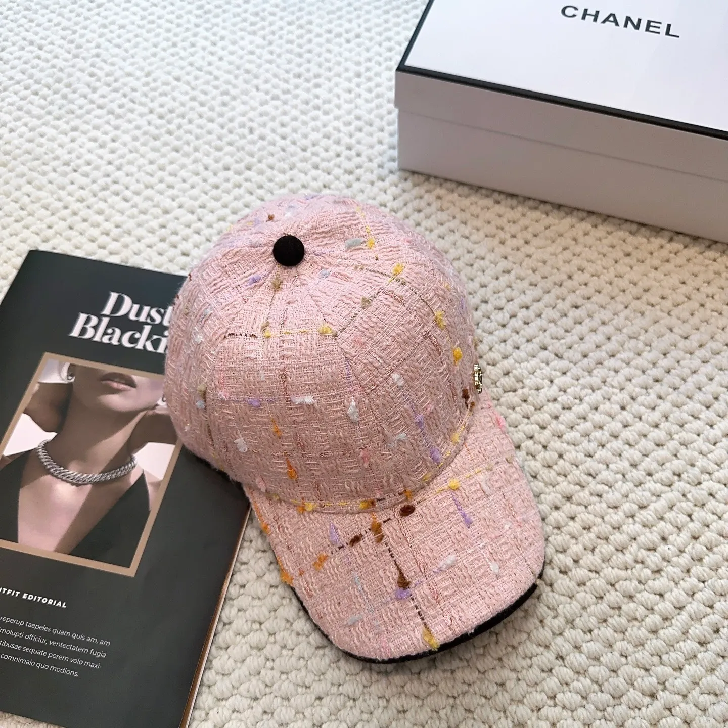 P50 CHANEL Chanel new autumn and winter baseball cap, simple and elegant👈🏻👍casual and fashionable👩trendy and stylish👍Versatile style!