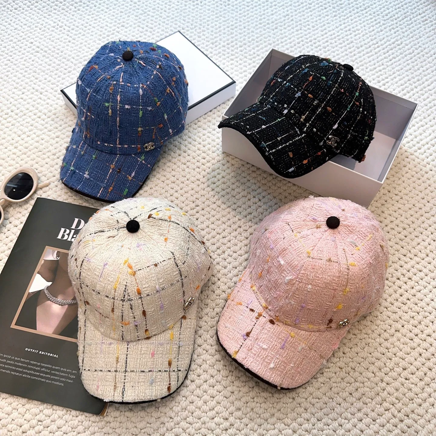 P50 CHANEL Chanel new autumn and winter baseball cap, simple and elegant👈🏻👍casual and fashionable👩trendy and stylish👍Versatile style!