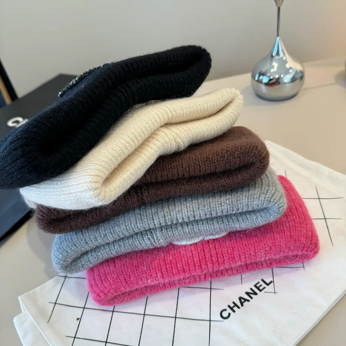 💰90¥ Chanel new style wool hat, thickened fabric