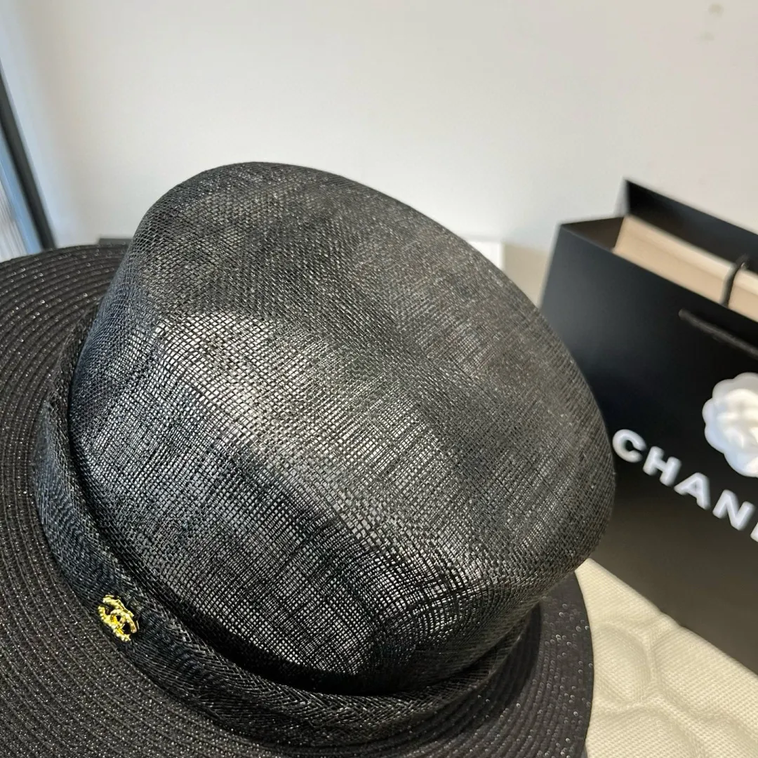 💰220¥ Chanel linen hat, advanced customization, head circumference 57cm