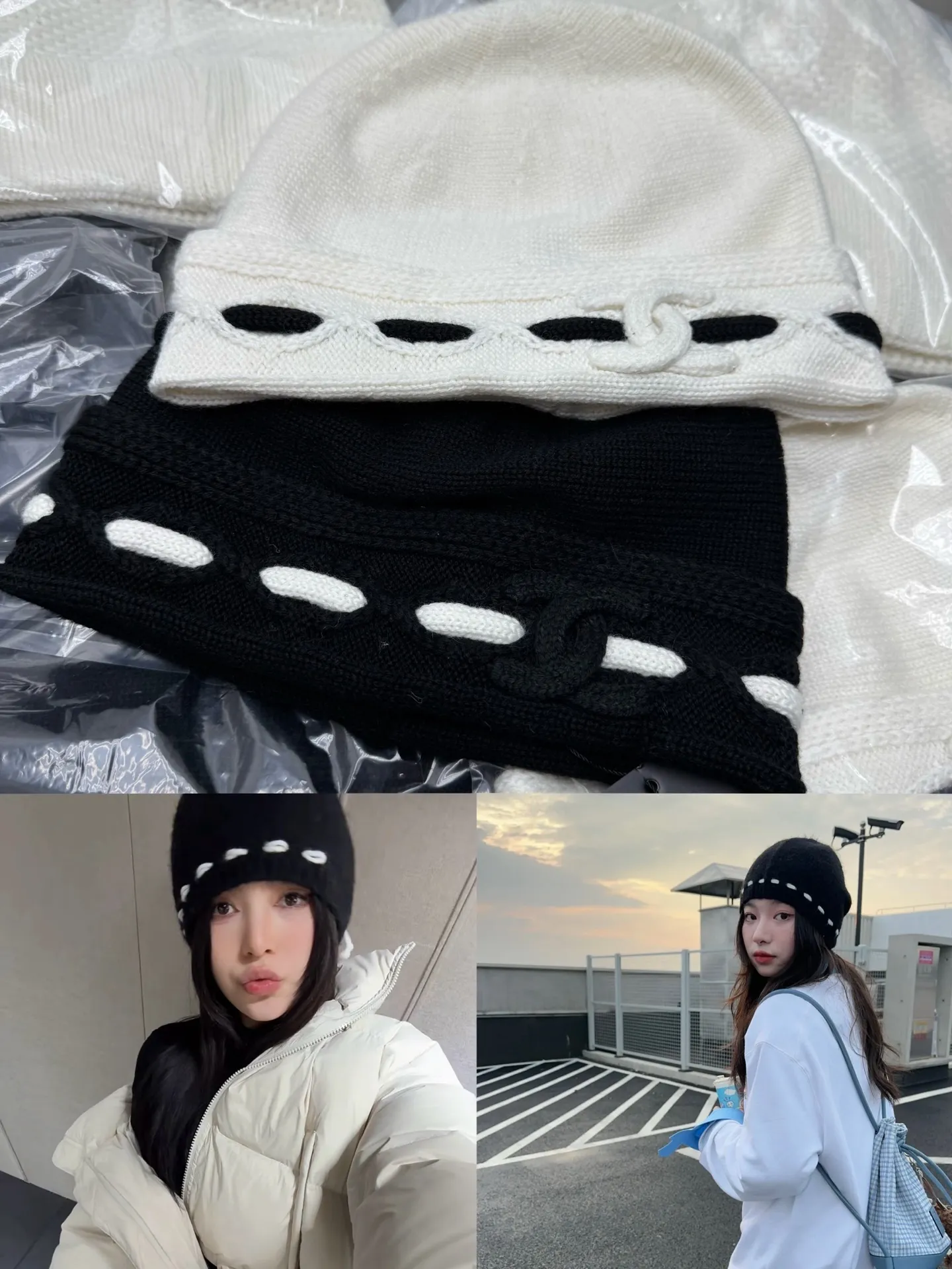 05 Chanel cold beanie hat