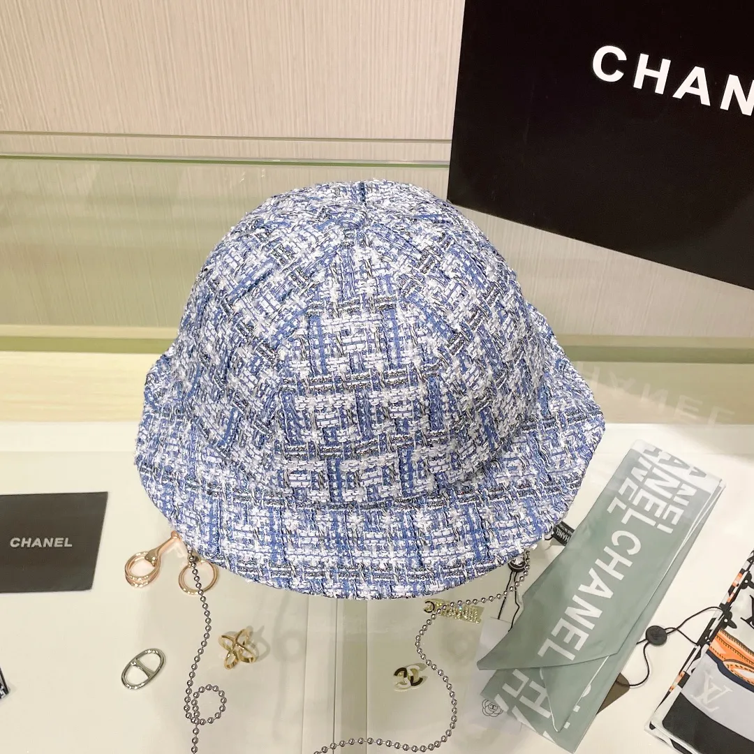P70 Chanel Chanel 2023 autumn and winter new lady style fisherman hat, foldable, easy to carry when traveling, head circumference 57cm