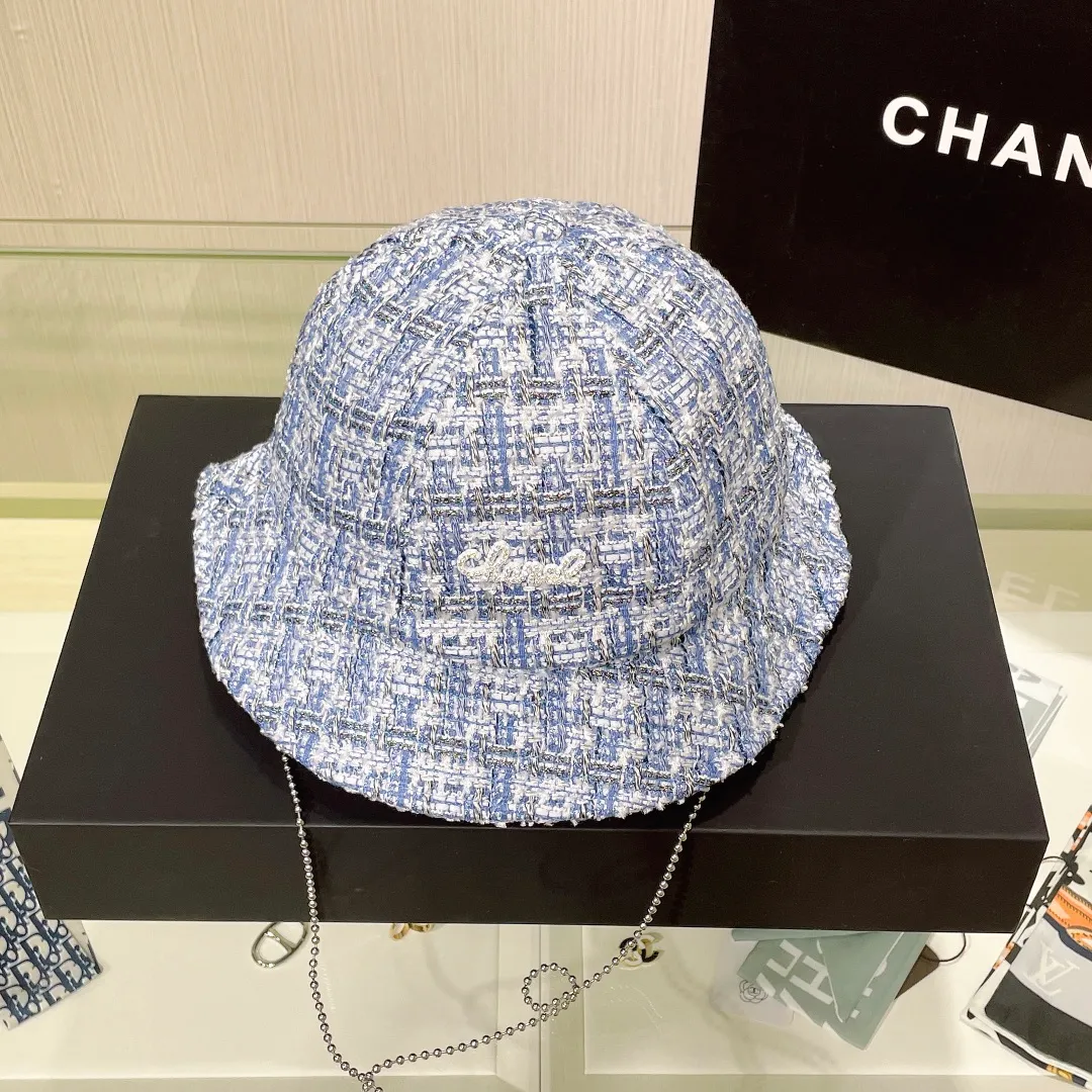 P70 Chanel Chanel 2023 autumn and winter new lady style fisherman hat, foldable, easy to carry when traveling, head circumference 57cm