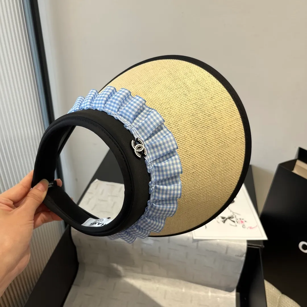 💰100¥ Chanel empty top sun hat
