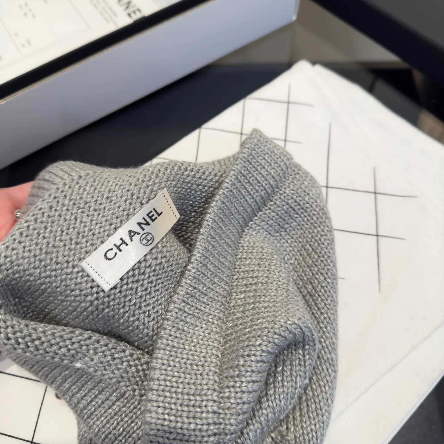 💰110¥ Chanel new knitted bucket hat, head circumference 57cm