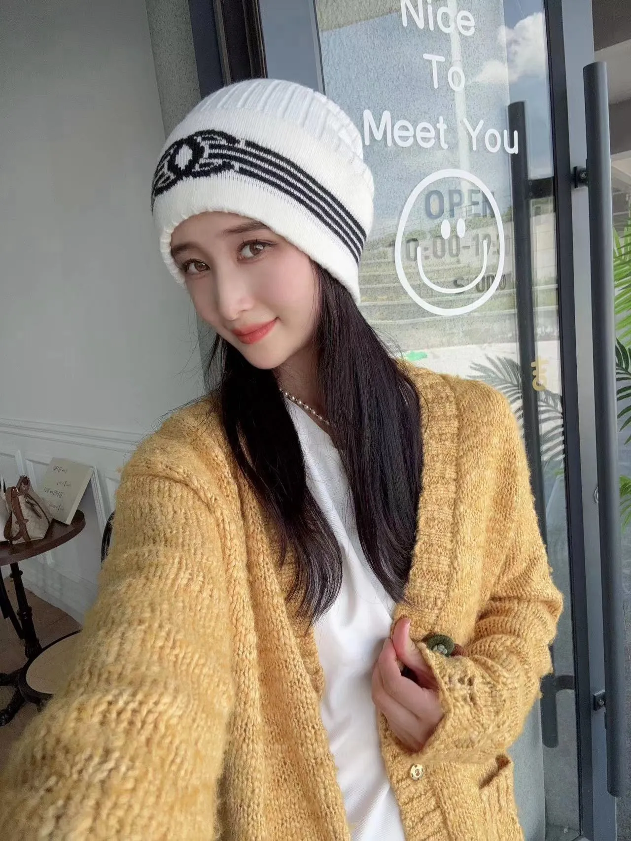 05 High version Chanel cold hat woolen hat