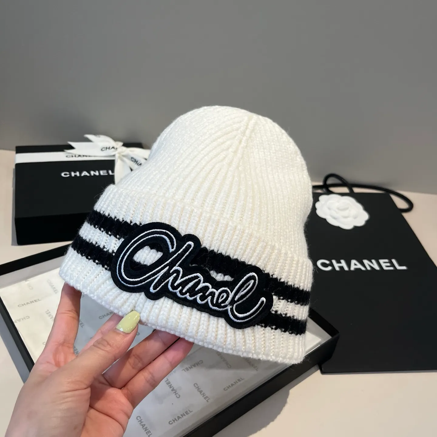 💰50¥ Chanel knitted beanie