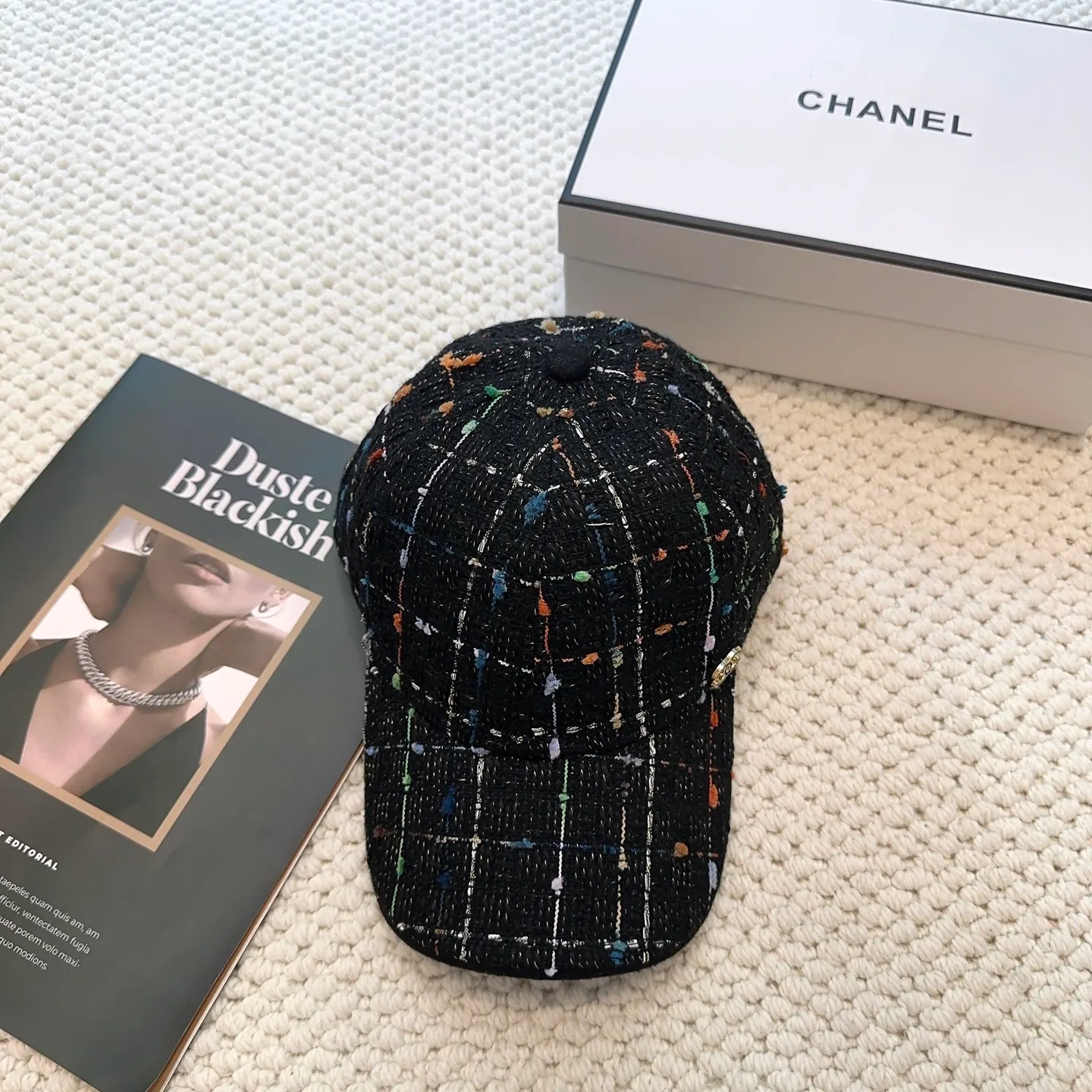P60 CHANEL Chanel's new autumn and winter baseball cap, simple and elegant👈🏻👍casual and fashionable👩trendy and stylish👍Versatile style!