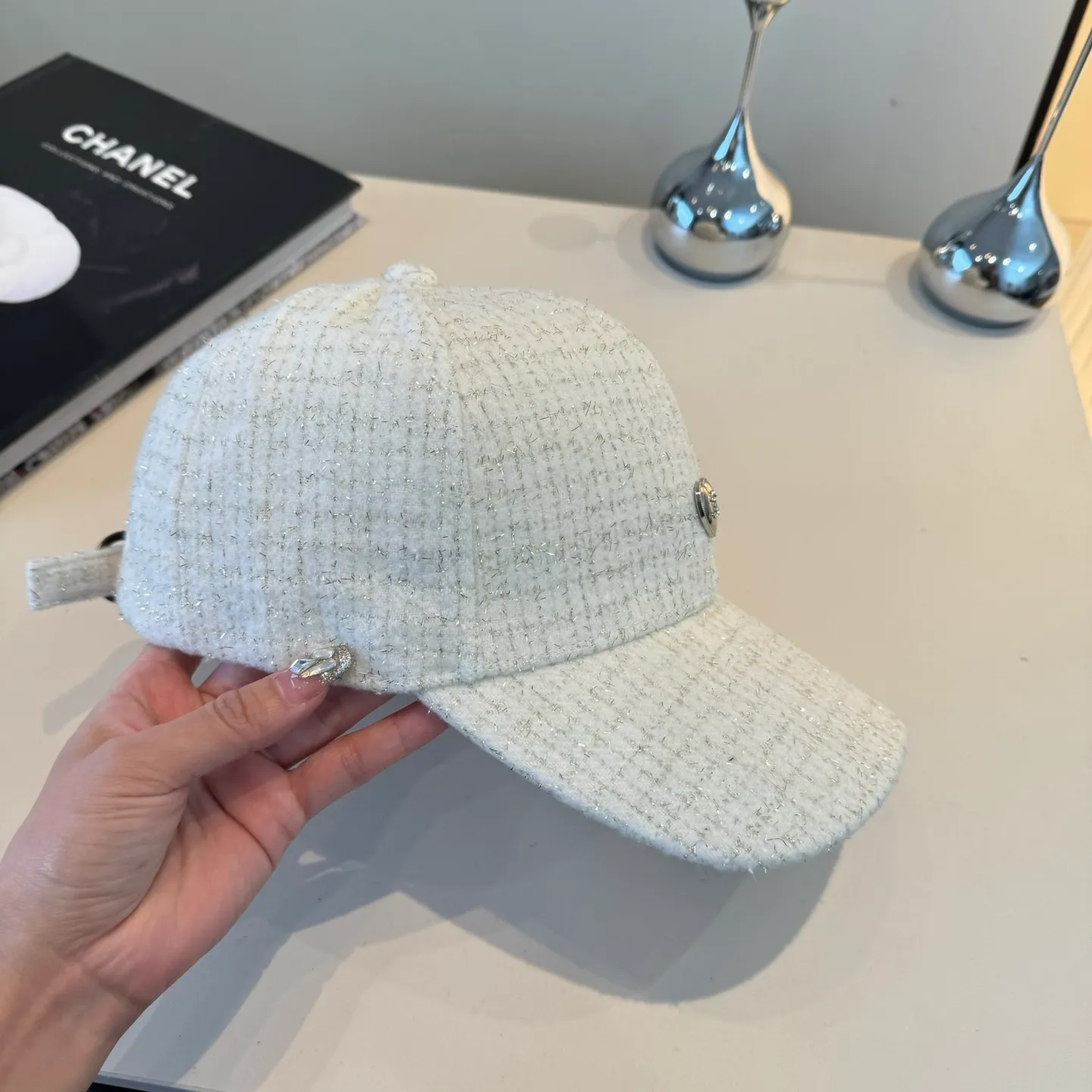 💰70¥ Chanel peaked cap, head circumference 57cm
