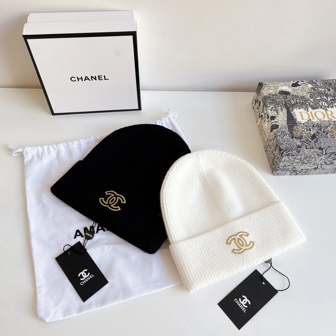 Special P60💛 Comes with dust bag [CHANEL Chanel] 2021 autumn and winter new small fragrance style wool hat, super popular 💖 first-class texture, very easy to match on the street!