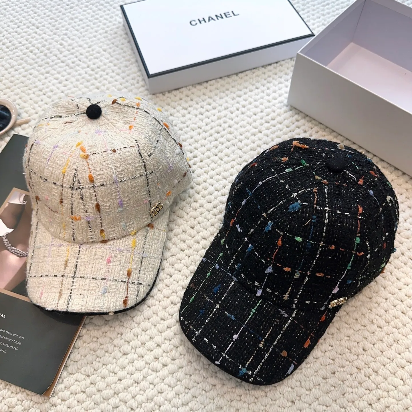 P60 CHANEL Chanel's new autumn and winter baseball cap, simple and elegant👈🏻👍casual and fashionable👩trendy and stylish👍Versatile style!