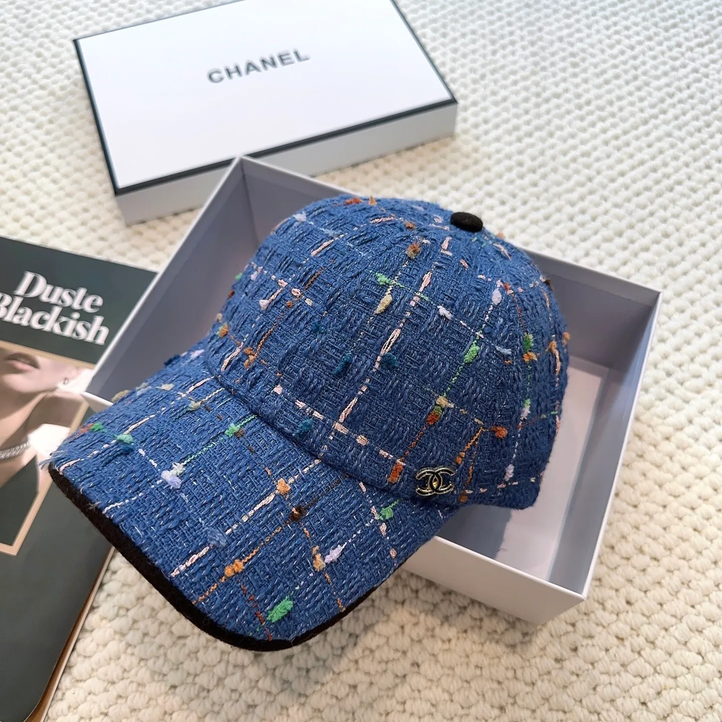 P60 CHANEL Chanel's new autumn and winter baseball cap, simple and elegant👈🏻👍casual and fashionable👩trendy and stylish👍Versatile style!
