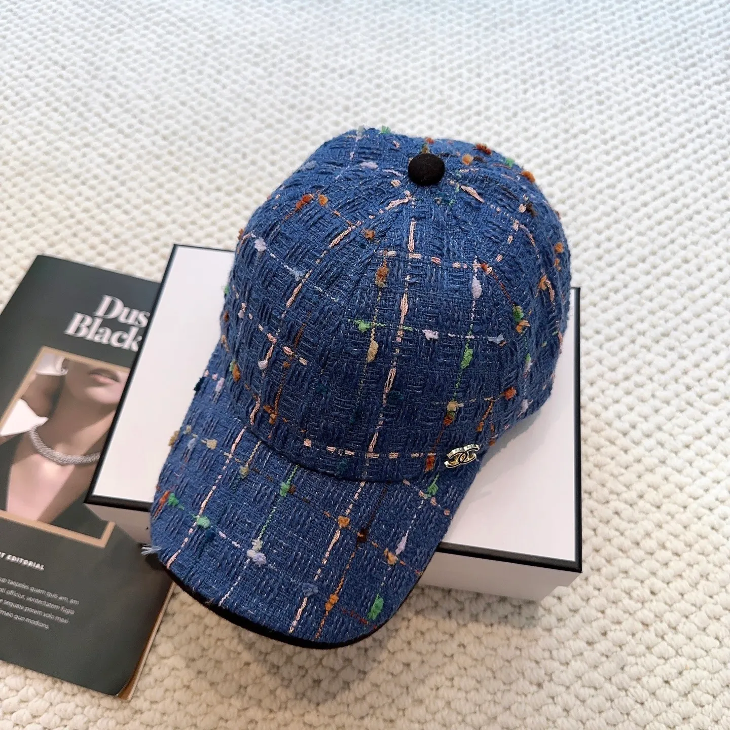 P60 CHANEL Chanel's new autumn and winter baseball cap, simple and elegant👈🏻👍casual and fashionable👩trendy and stylish👍Versatile style!