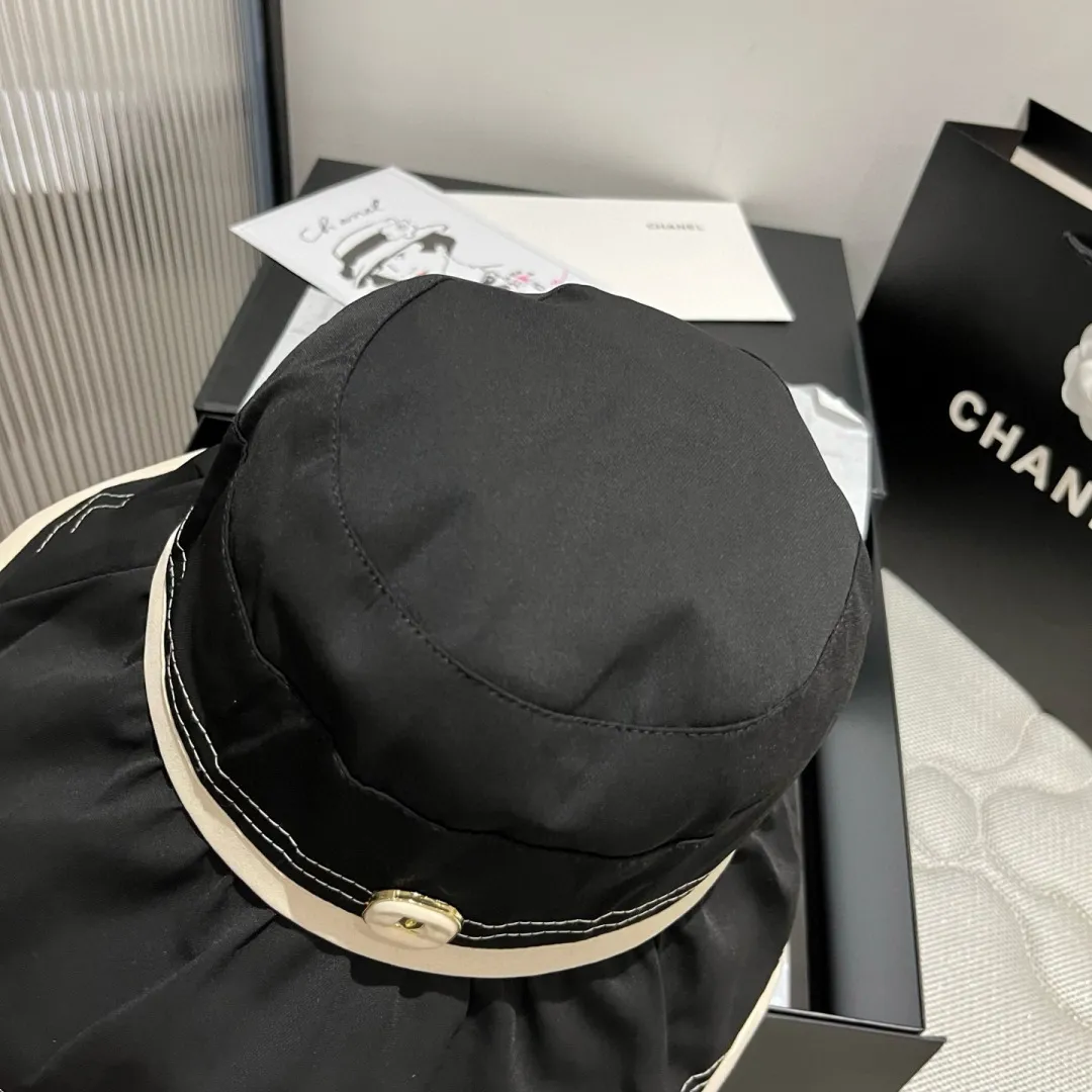 💰100¥ Chanel sunshade bucket hat, foldable, head circumference 57cm