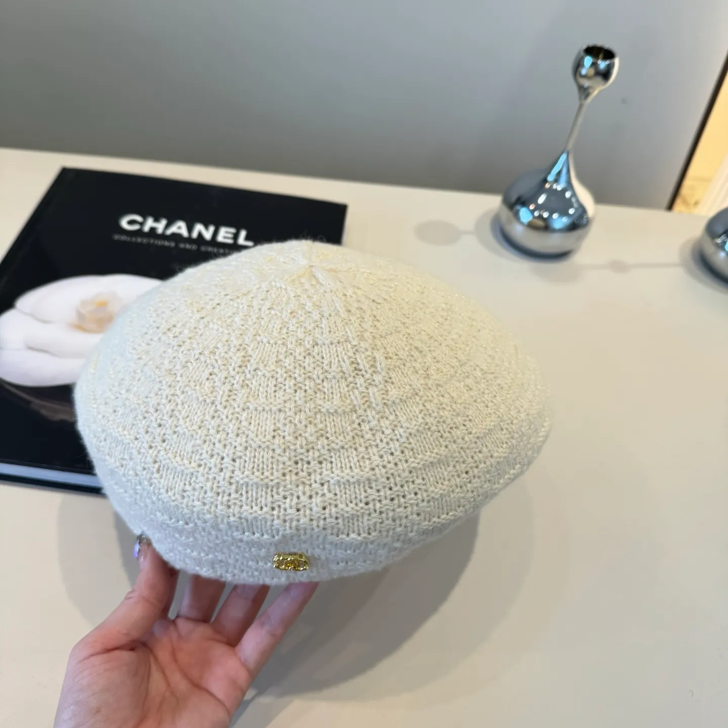 💰100¥ Chanel wool beret, small fragrant style beret, head circumference 57cm