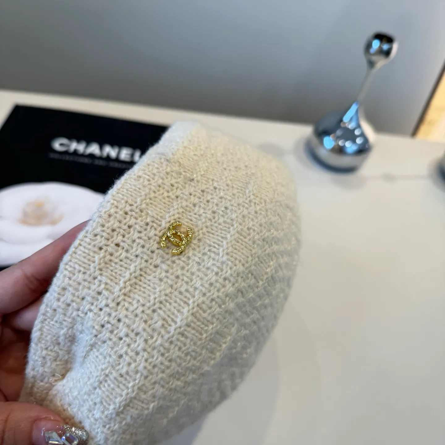 💰100¥ Chanel wool beret, small fragrant style beret, head circumference 57cm