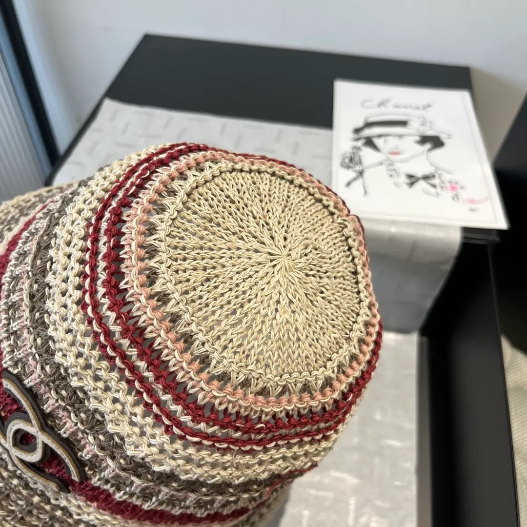 💰100¥ Chanel knitted bucket hat, head circumference 57cm