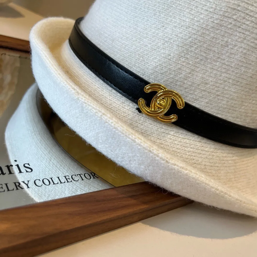 💰160¥ Chanel's new wool curled basin hat, irregular cut design, head circumference 57cm