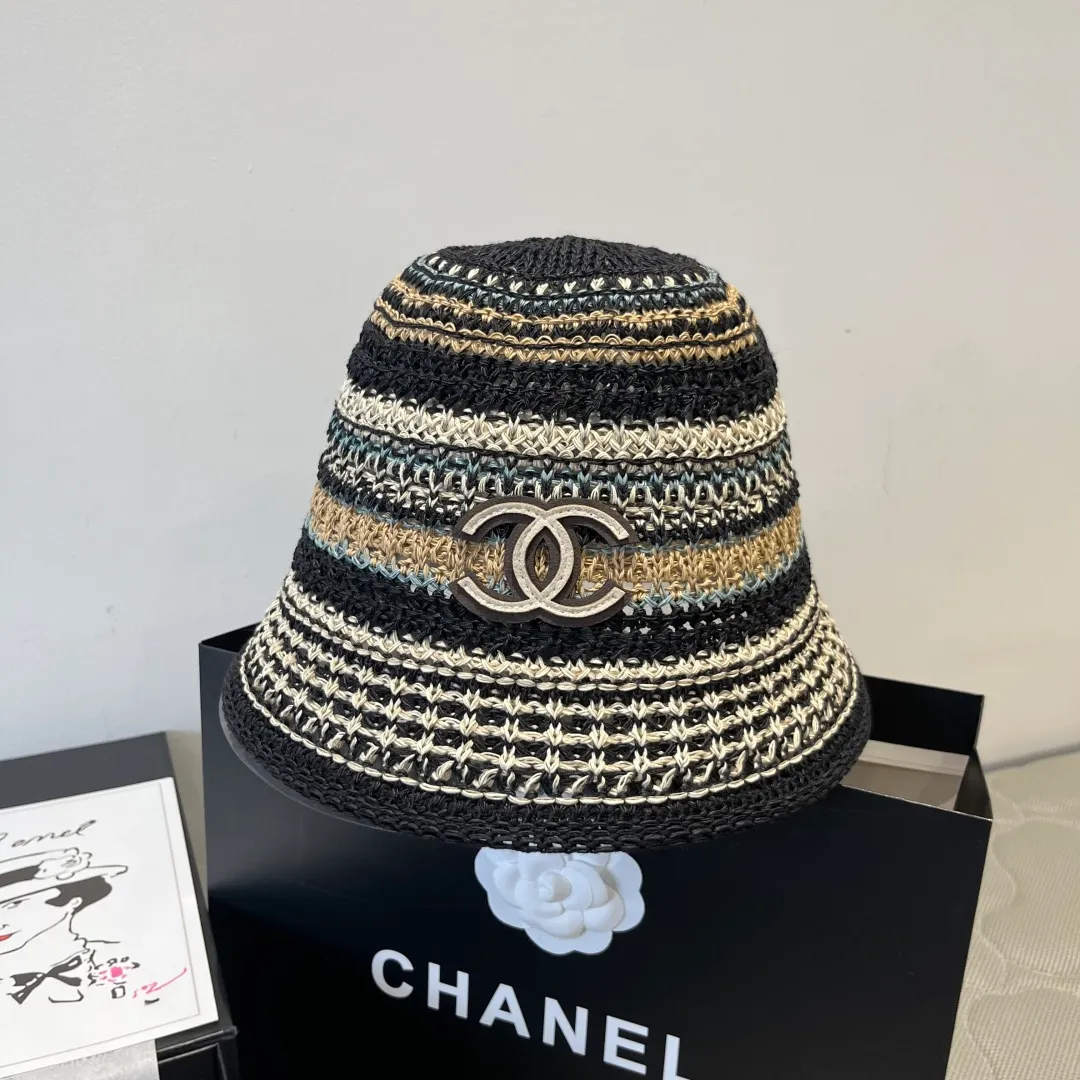 💰100¥ Chanel knitted bucket hat, head circumference 57cm