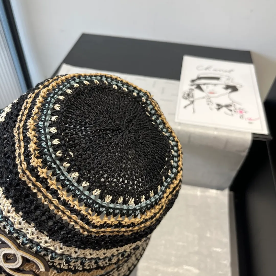 💰100¥ Chanel knitted bucket hat, head circumference 57cm