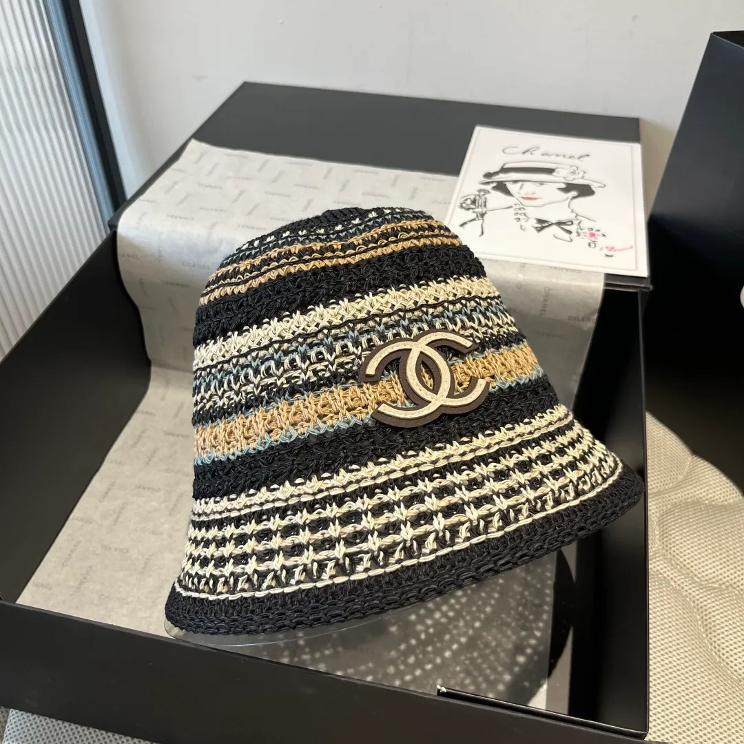 💰100¥ Chanel knitted bucket hat, head circumference 57cm