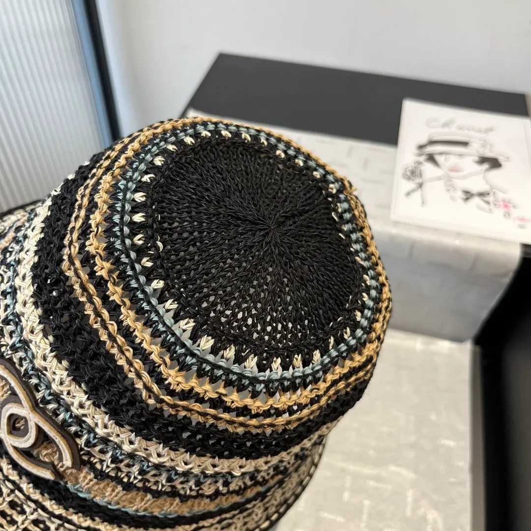 💰100¥ Chanel knitted bucket hat, head circumference 57cm
