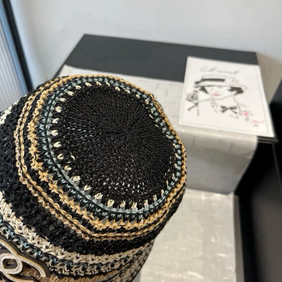 💰100¥ Chanel knitted bucket hat, head circumference 57cm