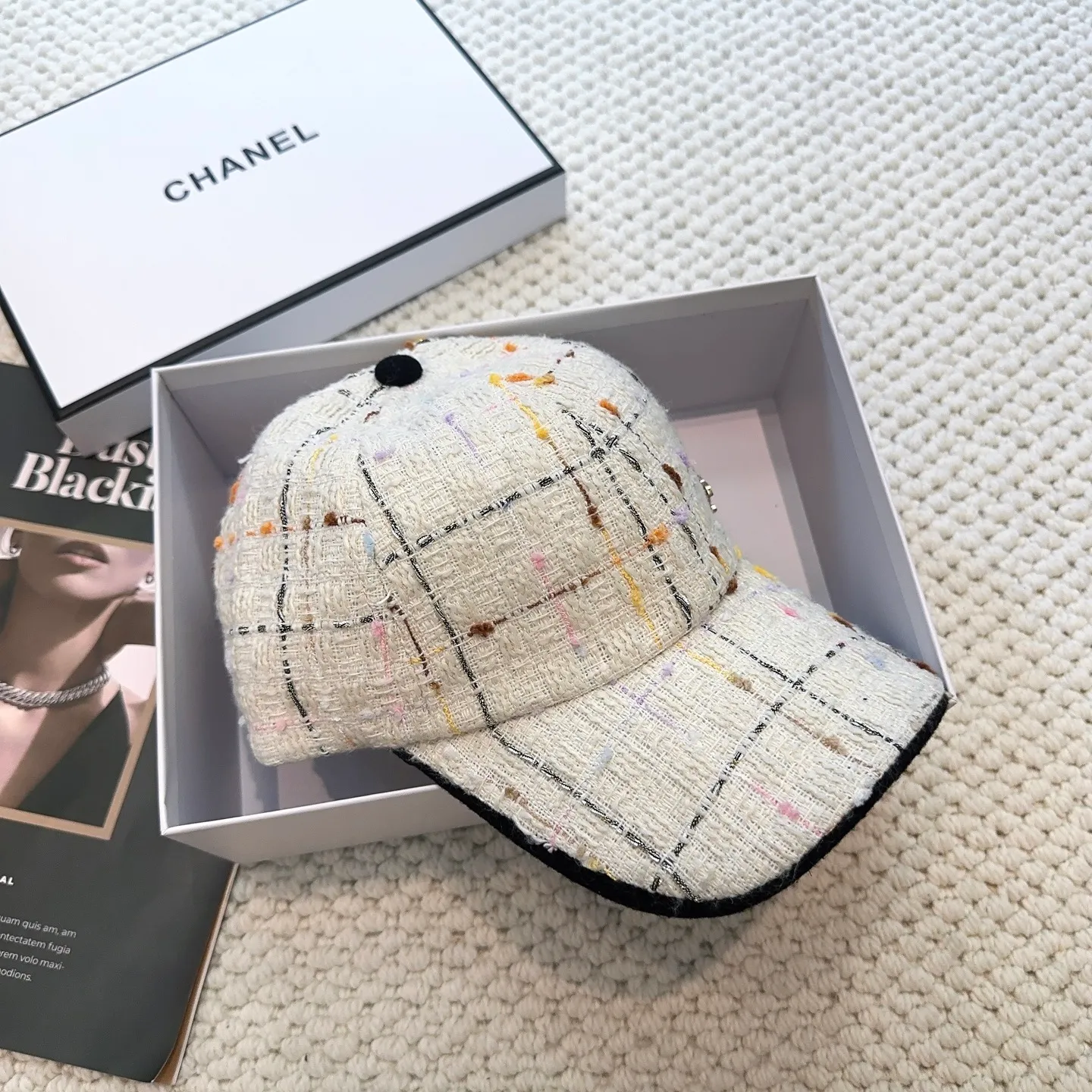 P50 CHANEL Chanel new autumn and winter baseball cap, simple and elegant👈🏻👍casual and fashionable👩trendy and stylish👍Versatile style!