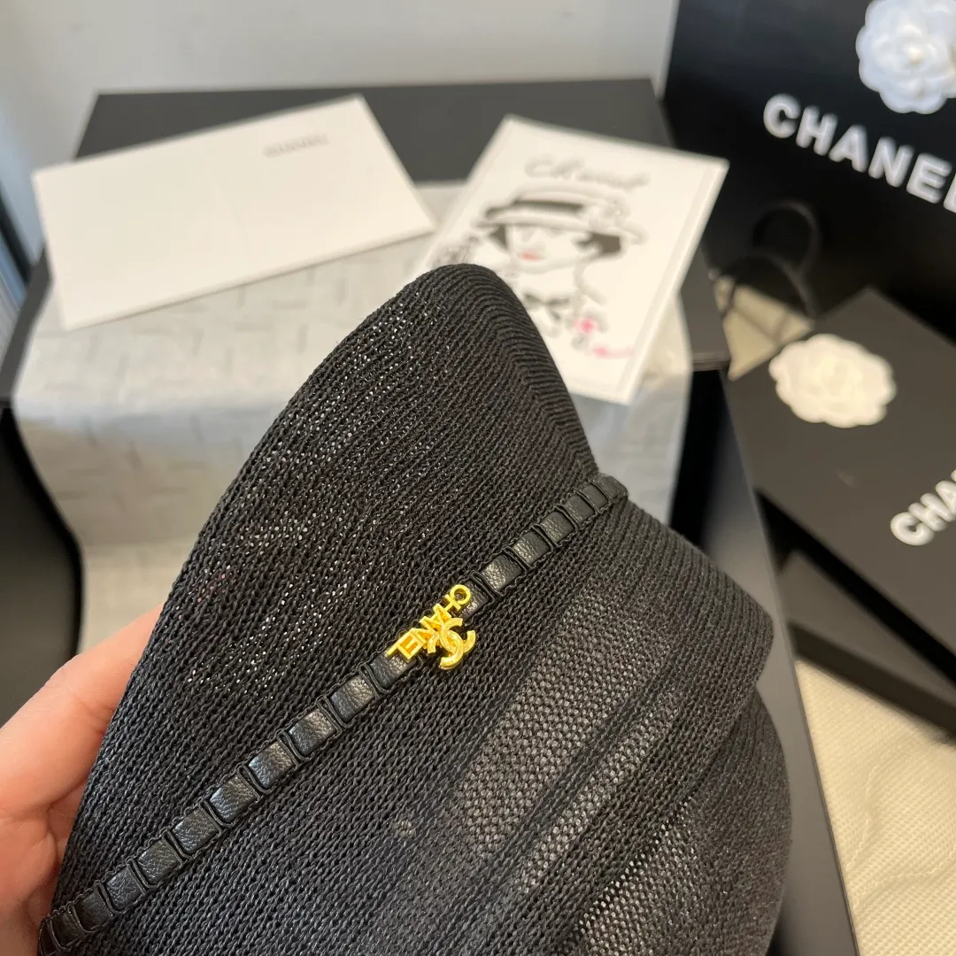 💰140¥ Chanel new duck bill military cap, knitted fabric, light and comfortable, head circumference 57cm