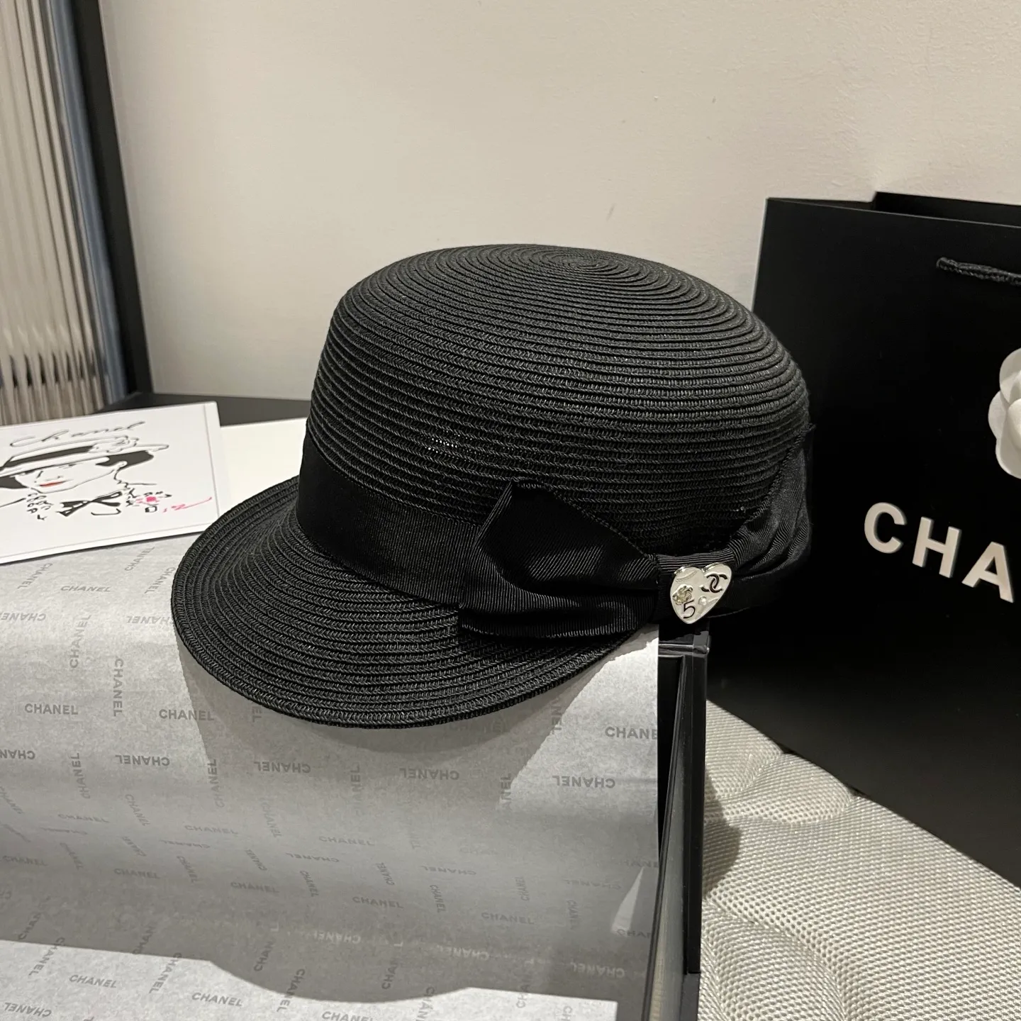 💰130¥ Chanel Knight, peaked cap, head circumference 57