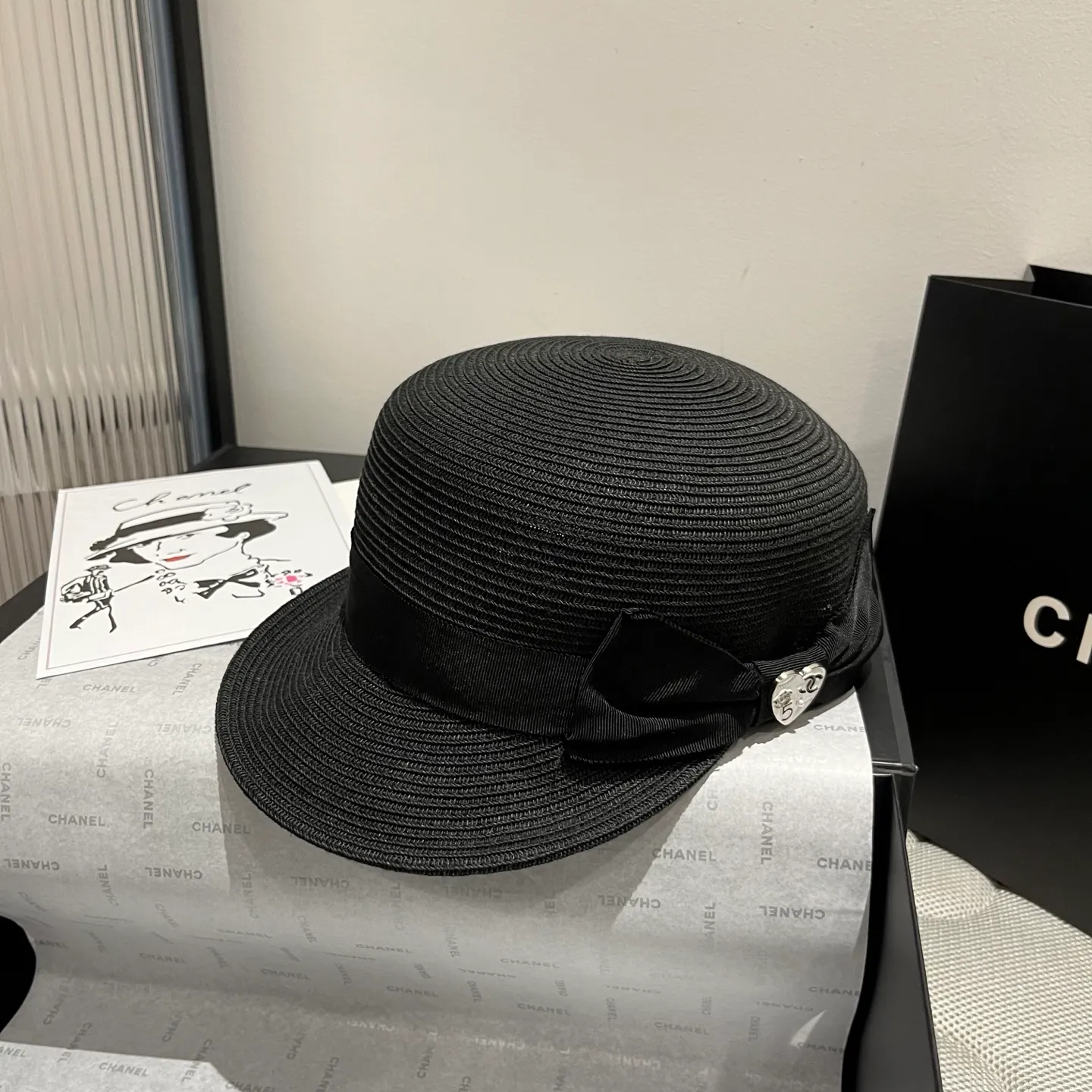 💰130¥ Chanel Knight, peaked cap, head circumference 57
