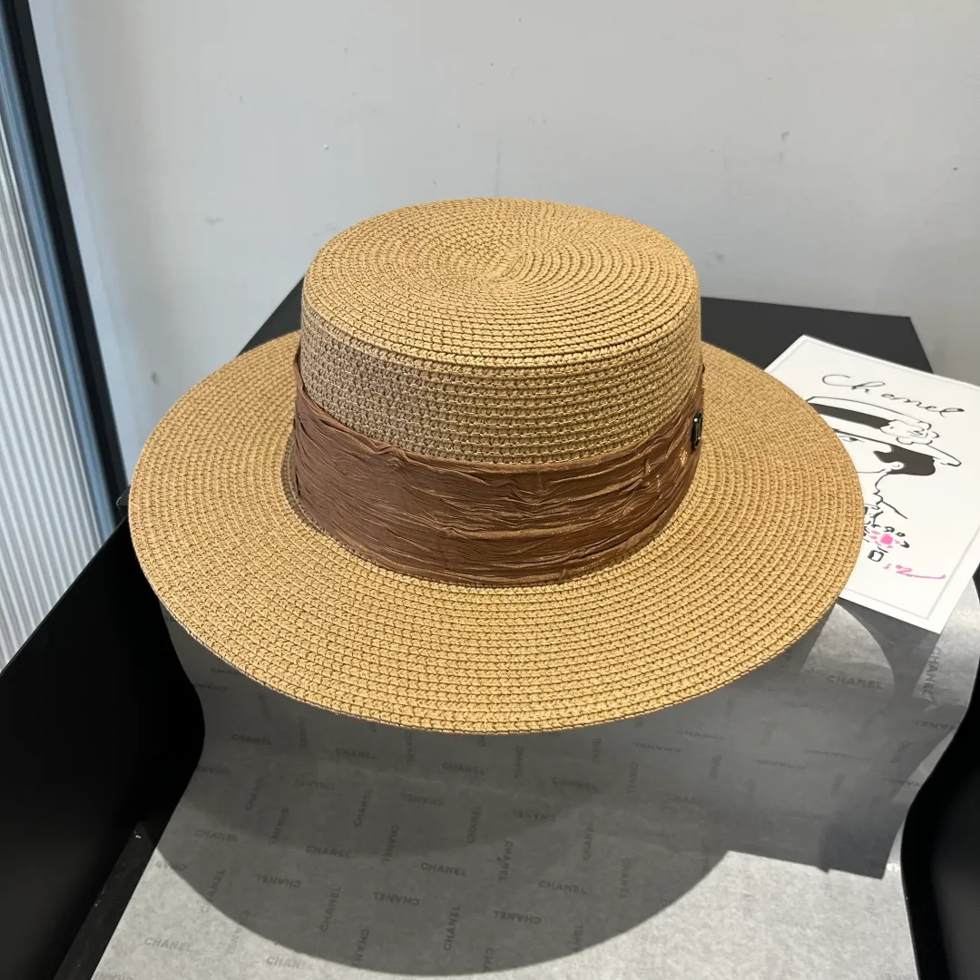 💰110¥ Chanel's new double M flat hat, sunshade hat, head circumference 57cm
