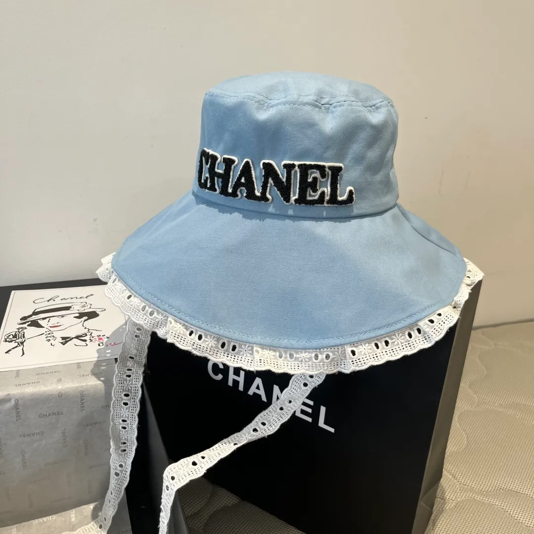 💰110¥ Chanel denim bucket hat, head circumference 57cm
