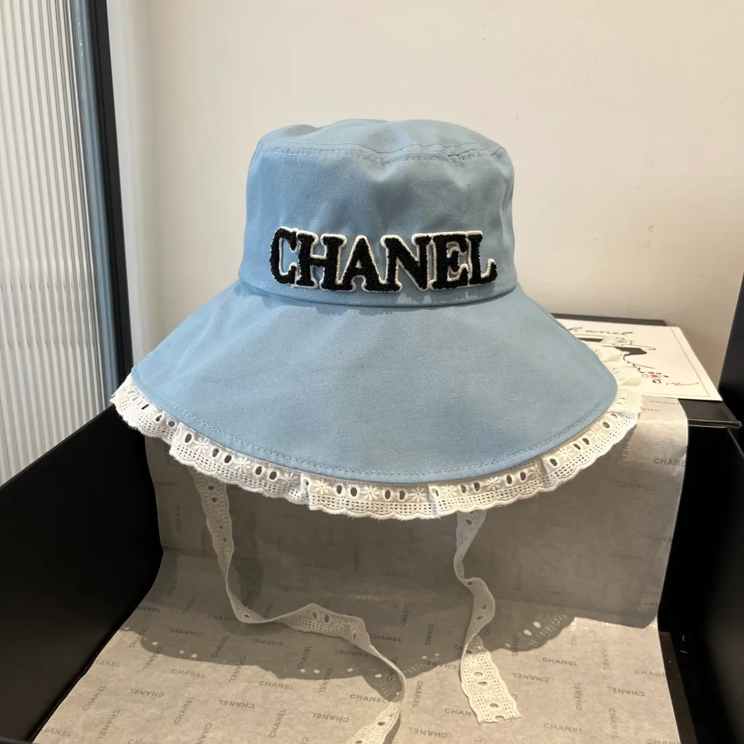 💰110¥ Chanel denim bucket hat, head circumference 57cm