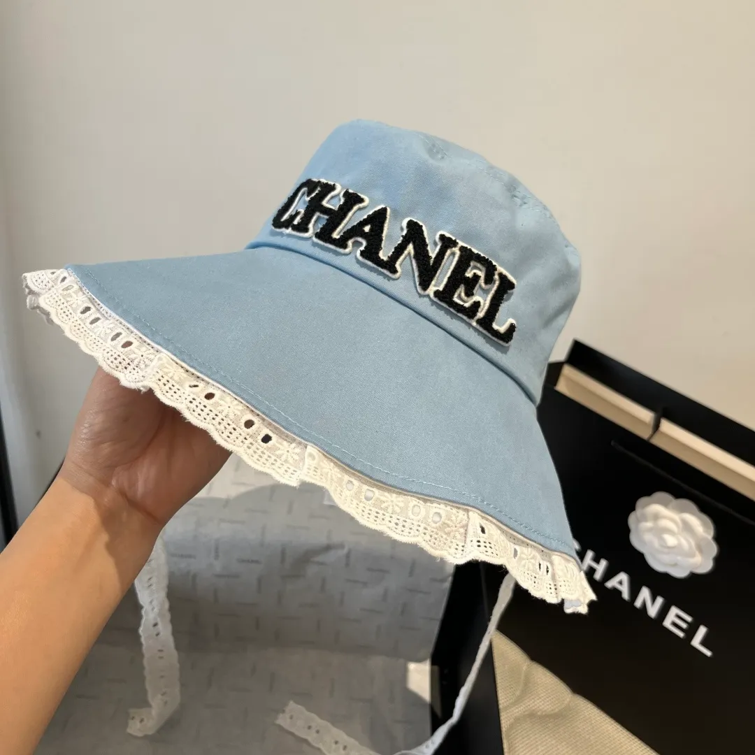 💰110¥ Chanel denim bucket hat, head circumference 57cm