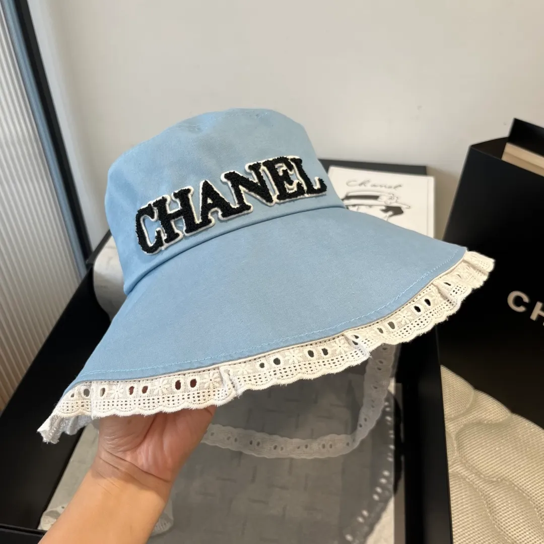 💰110¥ Chanel denim bucket hat, head circumference 57cm