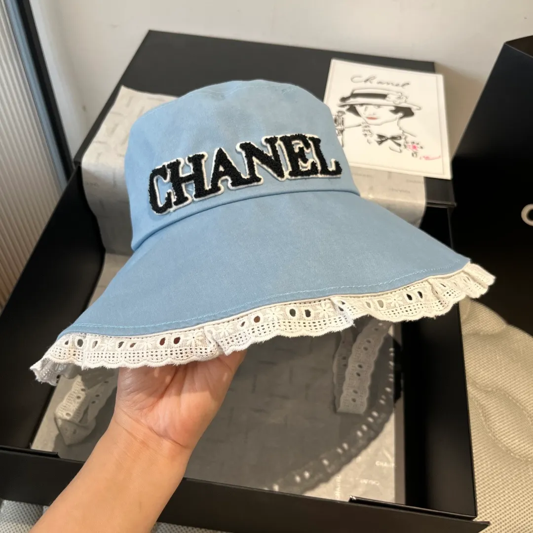 💰110¥ Chanel denim bucket hat, head circumference 57cm