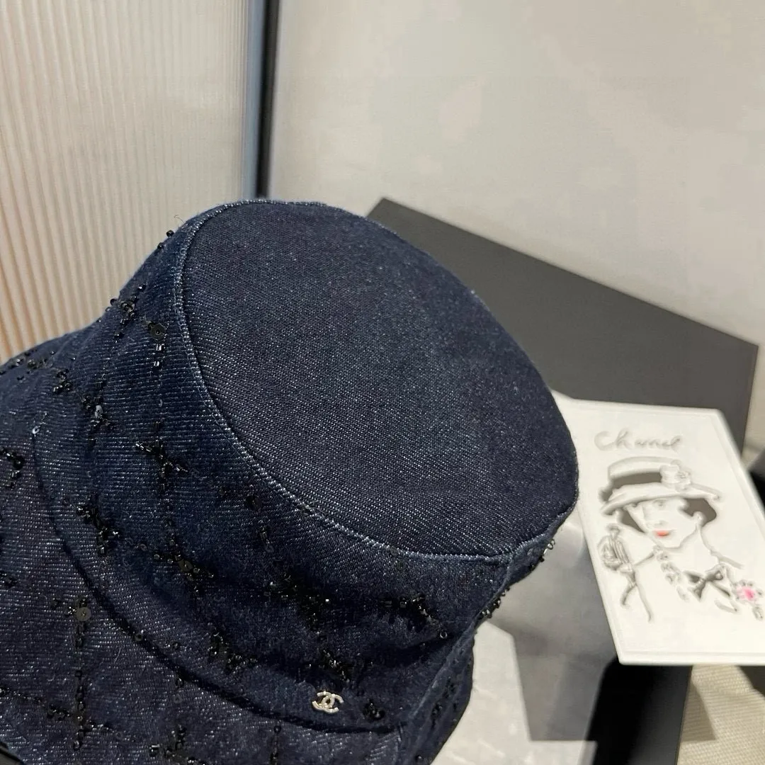💰90¥ Chanel original bucket hat, advanced customization, 2025 new style, head circumference 57cm