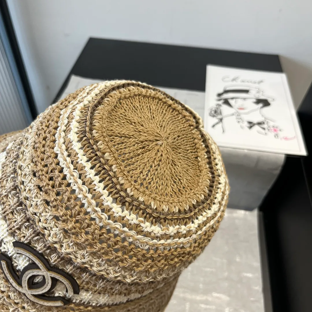 💰100¥ Chanel knitted bucket hat, head circumference 57cm