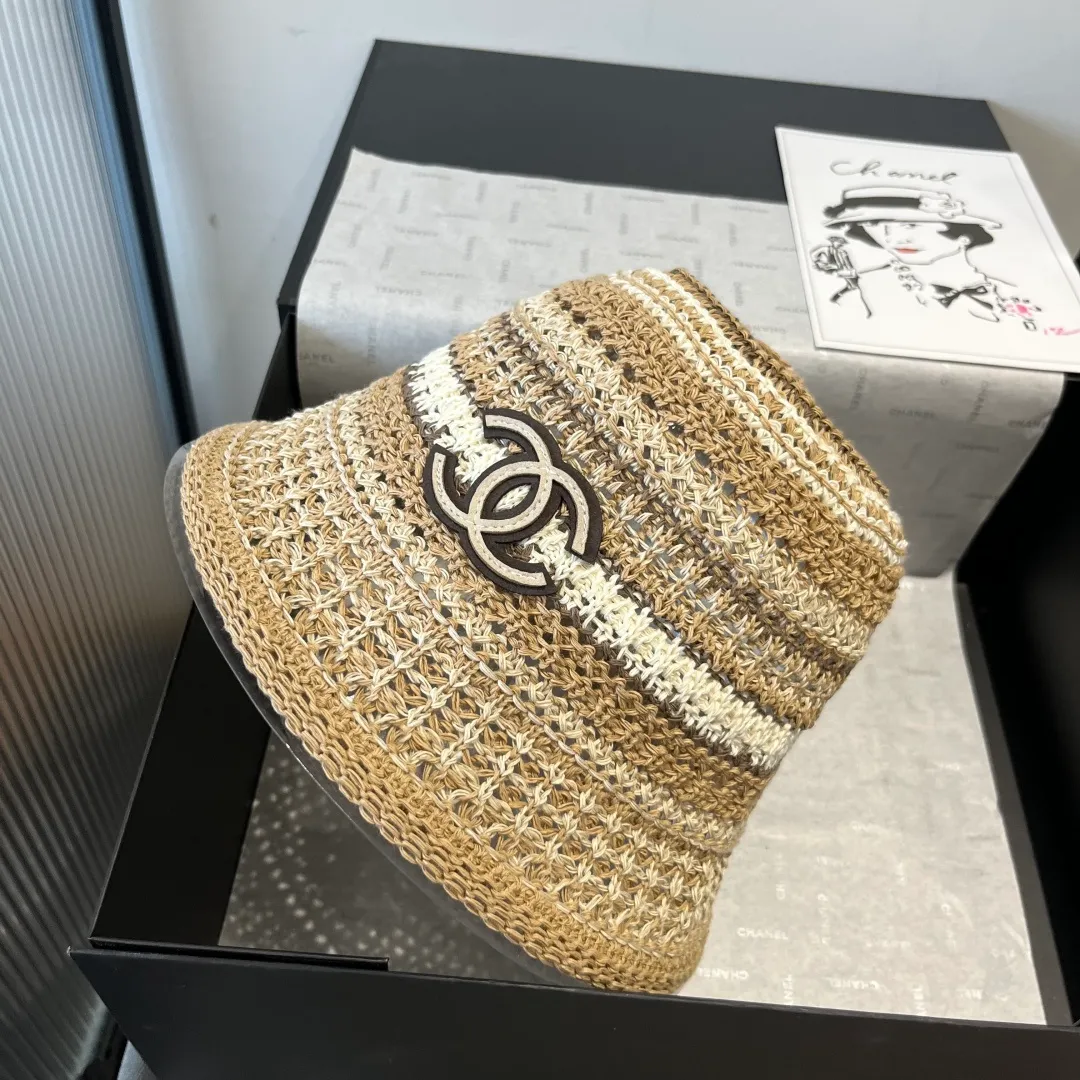 💰100¥ Chanel knitted bucket hat, head circumference 57cm