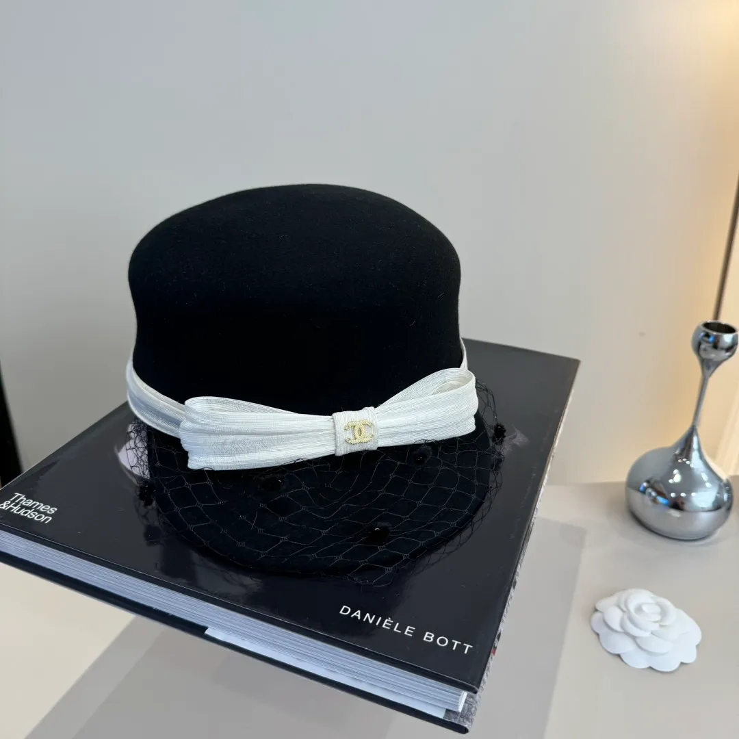 💰190¥ Chanel wool military hat, 100% wool fabric, a must-have for internet celebrity bloggers, head circumference 57cm