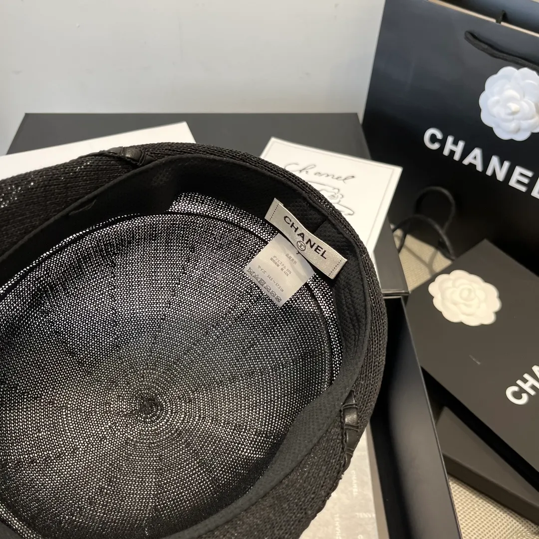 💰140¥ Chanel new duck bill military cap, knitted fabric, light and comfortable, head circumference 57cm