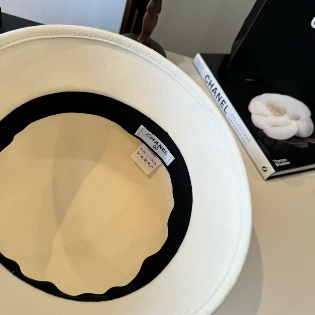 💰240¥ Chanel imported linen yarn hat, advanced customization, head circumference 57cm