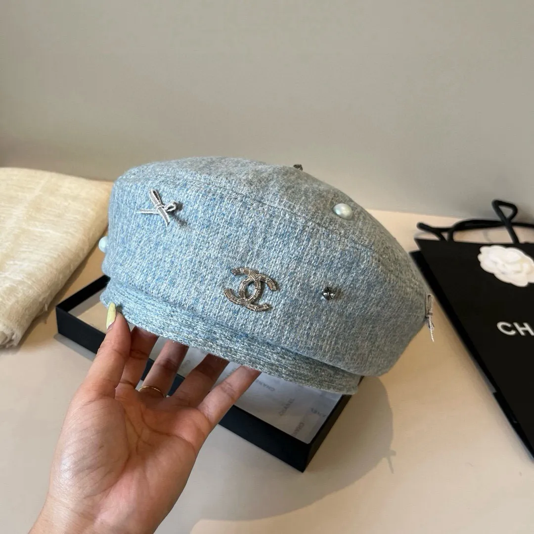 💰110¥ Chanel new beret, spring and summer style, head circumference 57cm