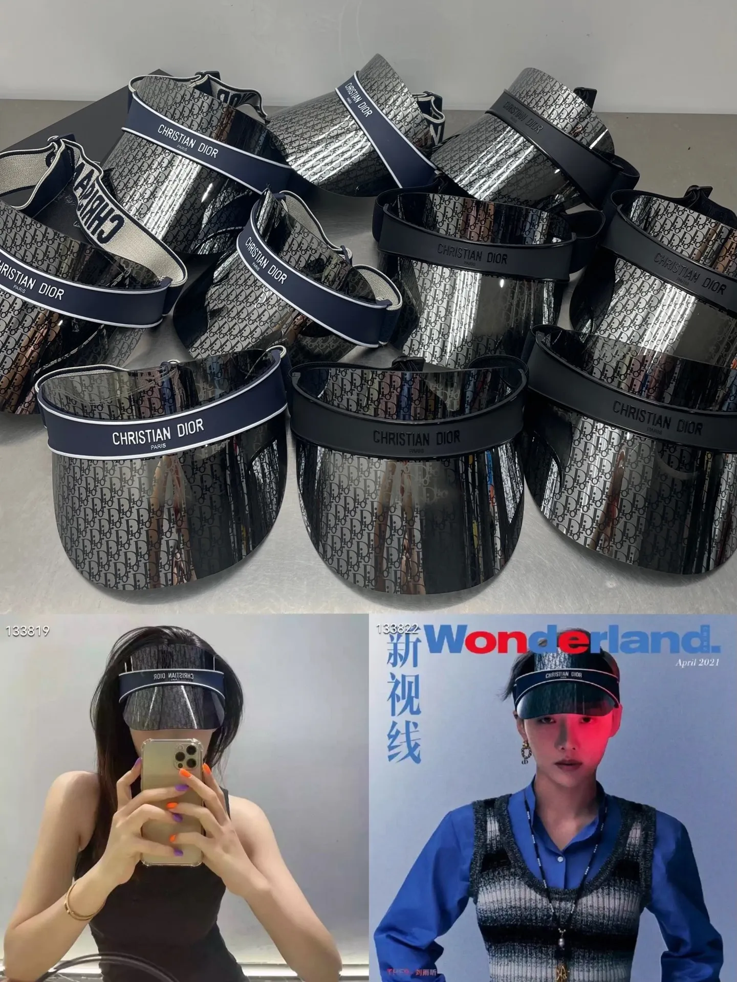 Dior high version empty top hat