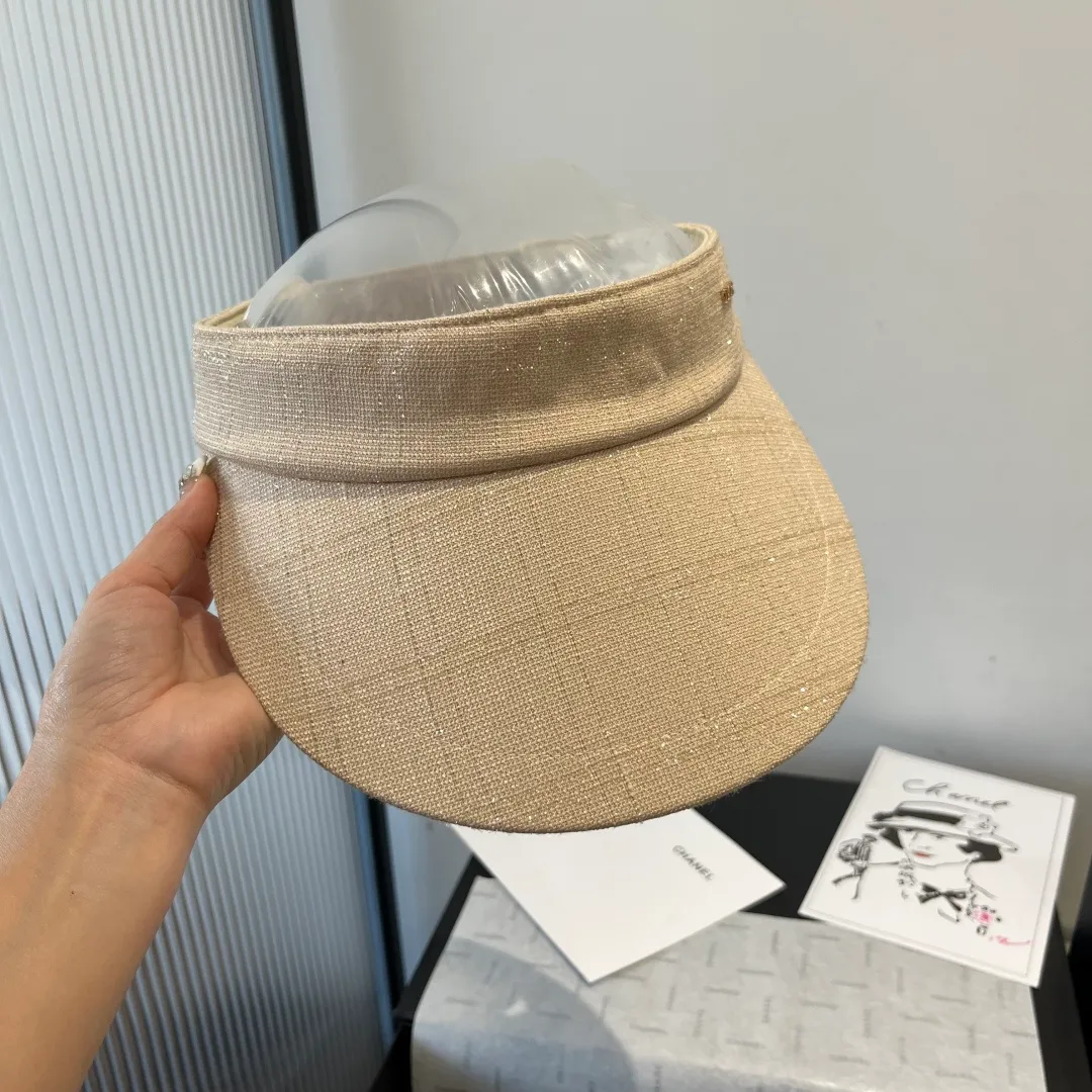 💰110¥ Dior original single empty top peaked cap, sun protection headband, high-end customization, with molded strips