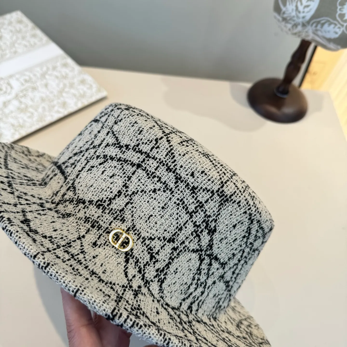💰180¥ Dior new top hat, high-end Hepburn style top hat, head circumference 57cm